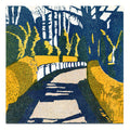 Image for Kunstdruck: Holzschnitt Baumallee