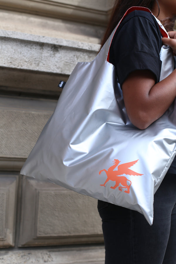 Loqi x MAK Silver Tote Bag
