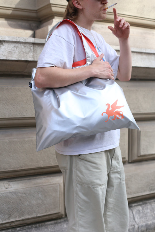 Loqi x MAK Silver Tote Bag