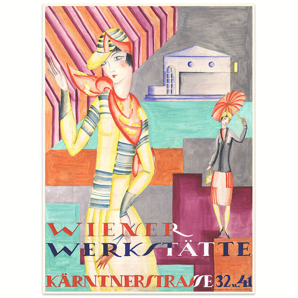 Plakat Mode der Wiener Werkstätte