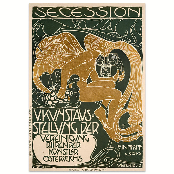 Plakat zur Ausstellung 1899