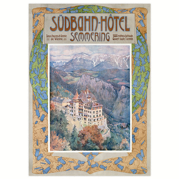 Advertising poster 1904 - Südbahnhotel Semmering 